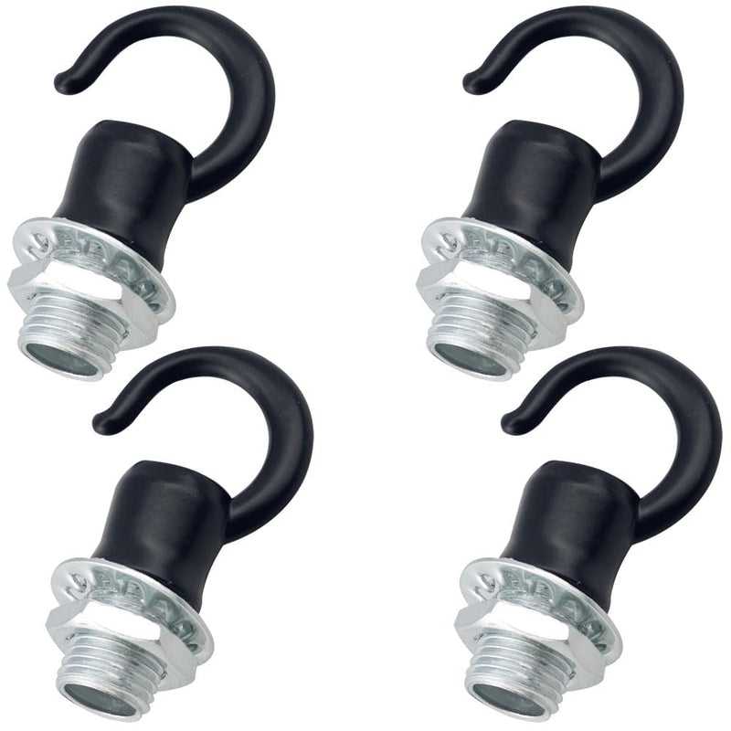 4 Sets Opening Fixture Hook Eyebolt Nut Lamp Nut Lantern Hook Lamps Lighting Accessories DIY for Fixing Wire and Chandeliers