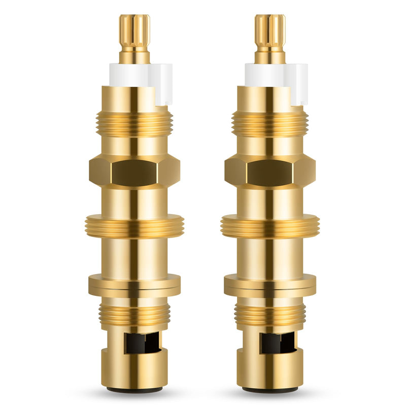 910-030 Ceramic Disc Cartridge Replacement, Compatible with Price/Pfister Shower and Faucet Stem, Shower Valve Cartridge for Tub and Shower Faucet, Brass Construction(2 Pack) 2