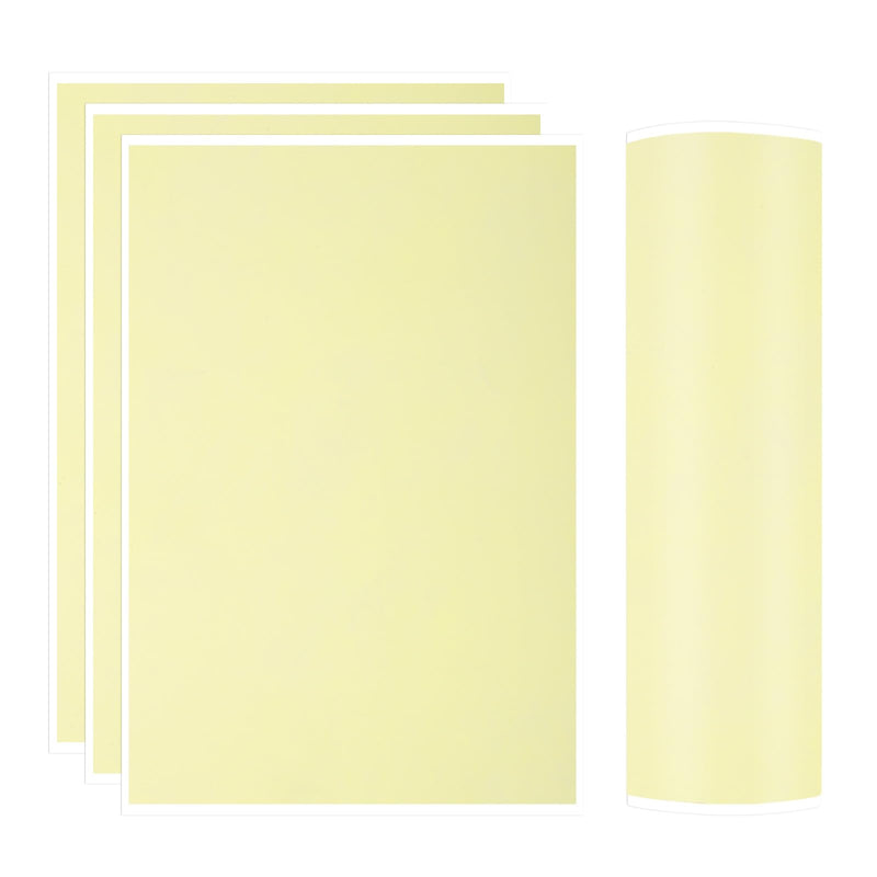 PATIKIL 15.3x10.4 Inch Laser Engraving Paper, 4 Pcs Laser Engraving Marking Color Paper for Fiber Laser Marking and Engraving on Metal Ceramics Glass, White