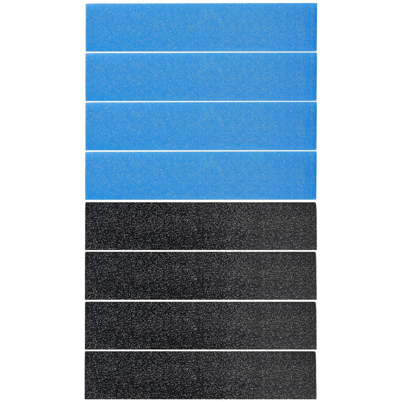 8 Pack Annual Mini Split Filter Bundle Replacement Filter for Mitsubishi Electric MAC-2330FT-E and MAC-3000FT-E Air Conditioner, Anti-Allergy, Included Enzyme and Deodorizing Filters, without Frames