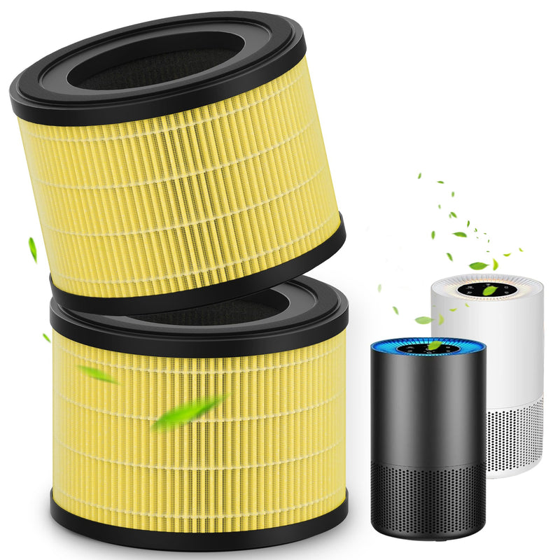 2Pack AP-S0610L HEPA Replacement Filter Compatible With MOOKA AP-S0610L Air-Purifier Pet Mode Filter, 3-IN-1 H13 True Hepa Filter & High-Efficiency Activated Carbon for smoke, odor, dander, etc 2 Pack Pet Mode Filter