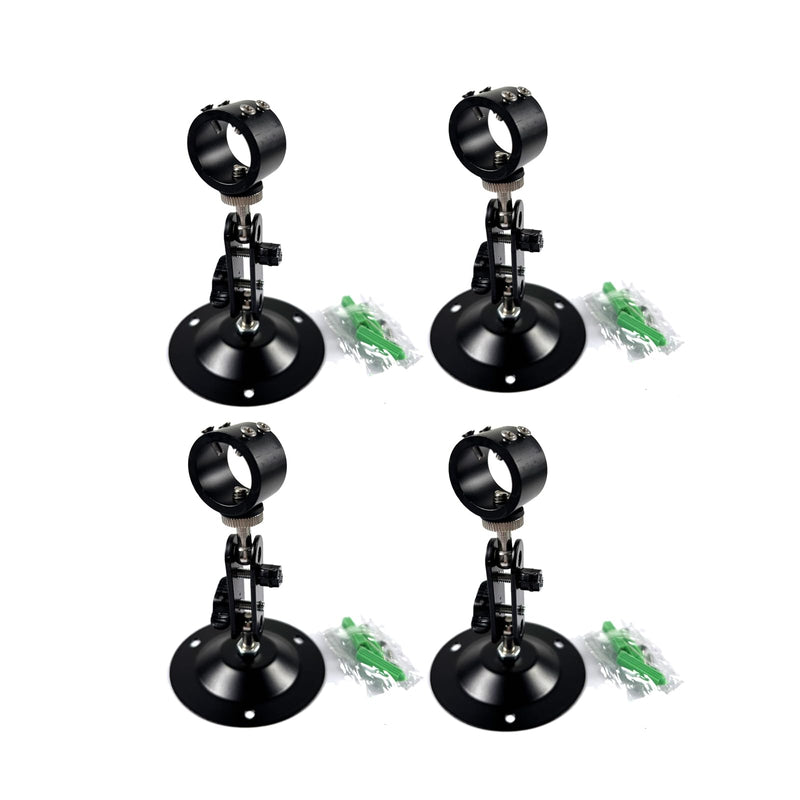 Laser Module Bracket 360-Degree Adjustable Positioning Bracket 22mm (4-Pack) - Black Alumina 22mm-4pack