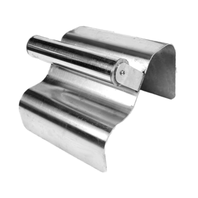 Landscape Curbing Trowel Concrete Shaping Tool Stainless Steel with Handle DIY Masonry Cement Multipurpose Concrete Curb Tool, Style C