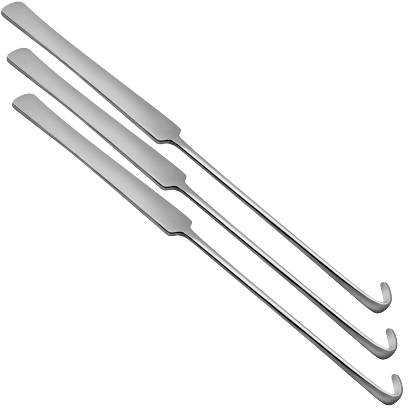 Veterinary Spay Snook Hook, 8 inches, Stainless Steel (3 pcs) 3