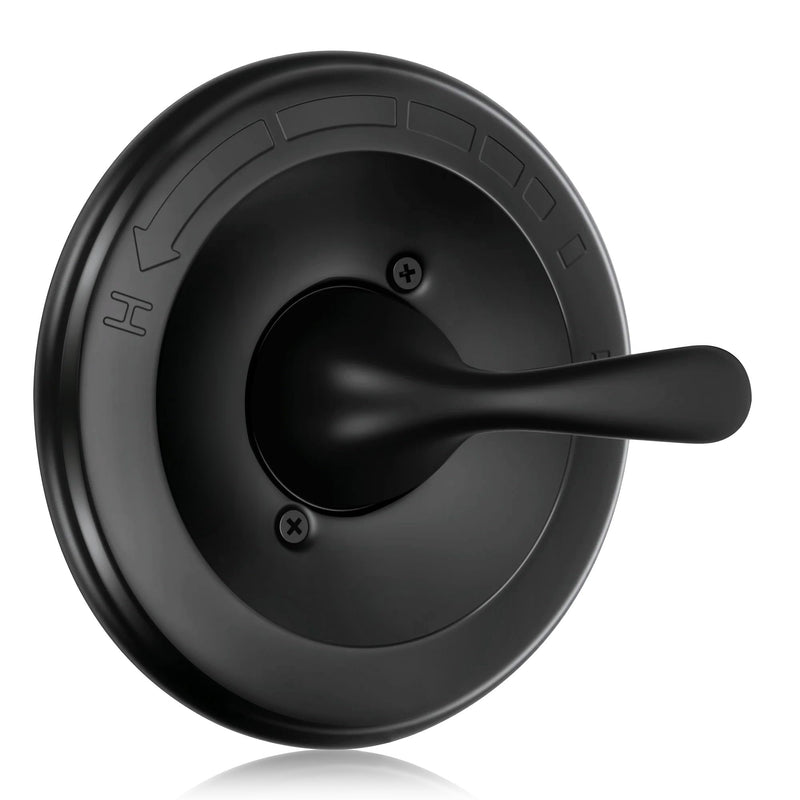 Replacement for delta Classic 13/14 Series Single-Function Shower Valve Trim Kit, T13020-BL Matte Black Shower Handle Set, Fit R10000 Series Shower Valve(Catridge and Valve Not Included)