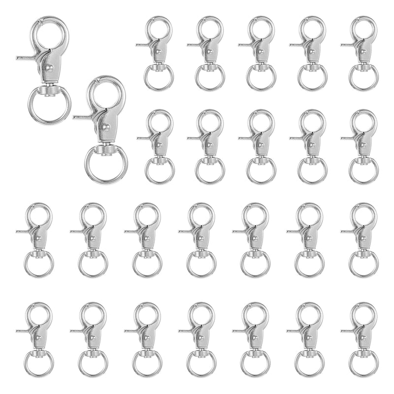 36PCS Trigger Snap Hooks 2.32'' x 0.82'' Heavy Duty Swivel Snap Hooks Metal Clasps Lanyard Clips Durable Trigger Snaps for Pet Cage Key Chains Dog Leash