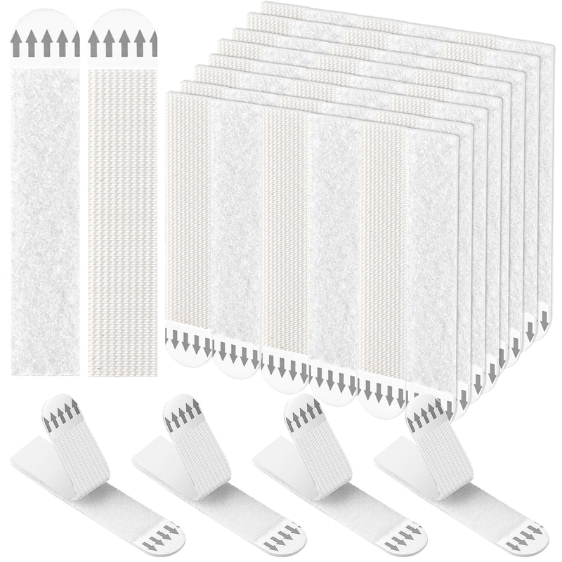 Picture Hanging Strips Heavy Duty, 24 Pairs (48 Strips) Picture Hanging Strips, Use to Hang Picture Frames and Christmas Hooks for Hanging Pictures, No Damage, Hang Pictures on The Wall Without Nails