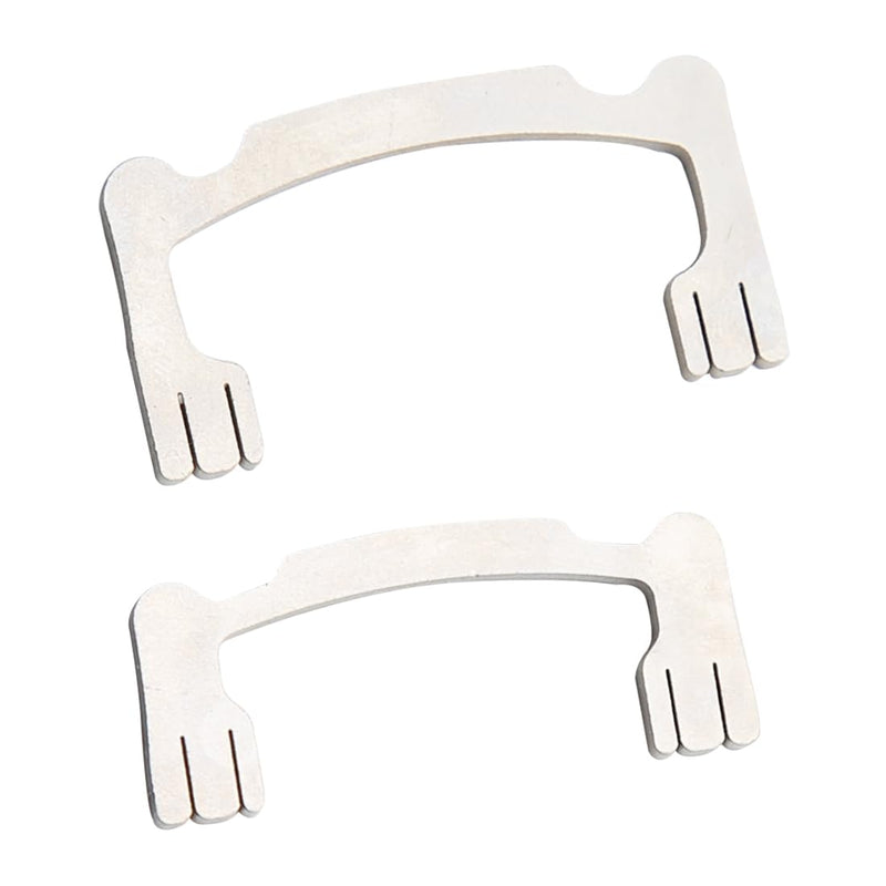 Dental Resin Polishing Strips Holder Stainless Steel Metal Holder for High/Low Crown Interproximal Restorative Polishing Teeth Polishing Tools
