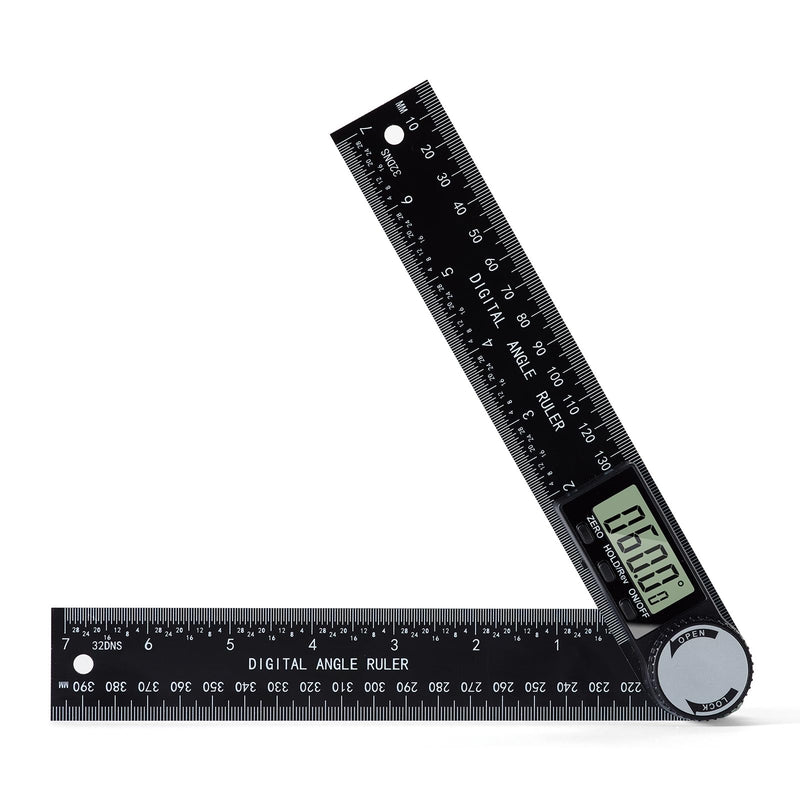 Digital Angle Finder Protractor, 7inch 200mm Angle Gauge Professional Measuring Tool, Third Generation Adjustable Angle Ruler, Quick Display for Carpentry Construction and Home Improvement - NewNest Australia