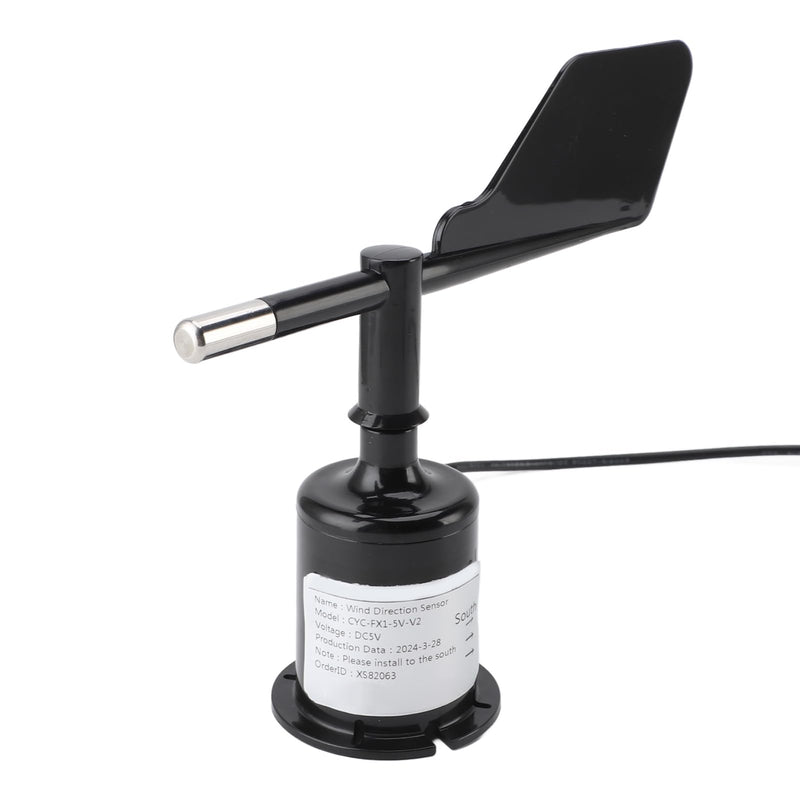 360 Degree Wind Direction Sensor DC 5V Precise Anemometer Sensor Wind Indicator Protector for Garden Greenhouse