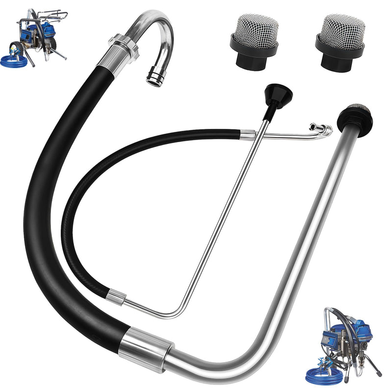 Airless Paint Sprayer Suction Hose & Reflux Line Kit for Graco 390 Suction Hose and Refux Line Sets