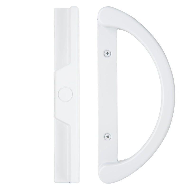 Wright Products Patio Sliding Door Handle Set, Mortise Style, Perfect Replacement for Damaged Sliding Door Handles, Sleek Design, Reversible Design(Non-Handed), White