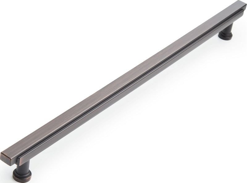 Signature Hardware 954047-O-1258 Gilderoy 12-5/8 Inch Center to Center Bar Cabinet Pull Oil Rubbed Bronze