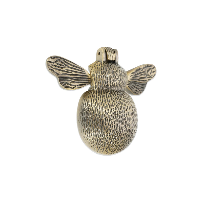Infinity Decor Solid Brass Bumble Bee Door Knocker in Antique Brass Finish – Premium Quality Hand Door Knocker for Entrance Front Door Furniture
