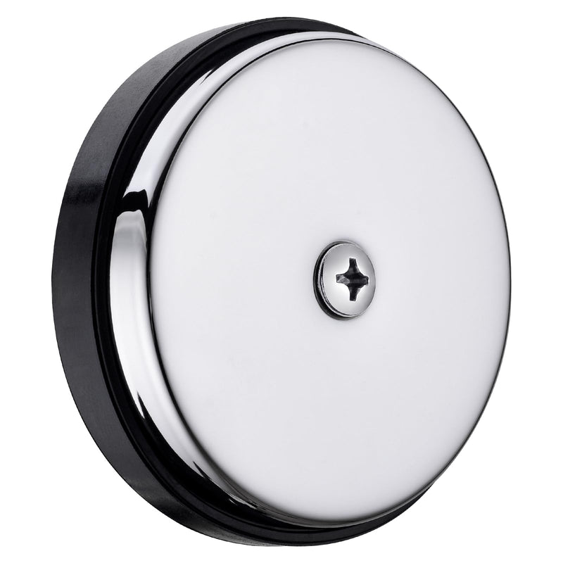 BESTILL Single Hole Bathtub Drain Overflow Plate Kit, Chrome