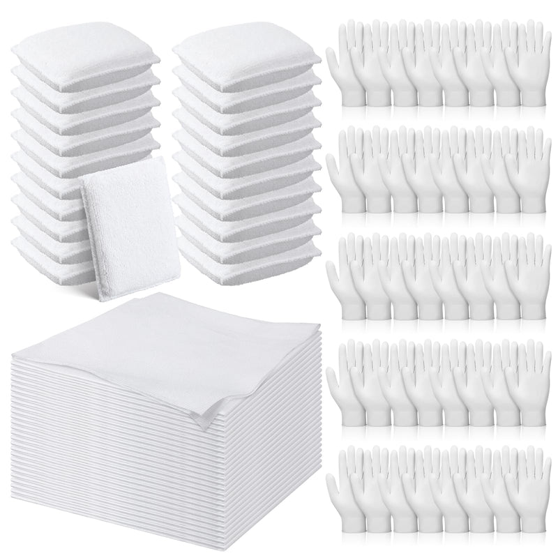 Ziliny 60 Pcs Wood Stain Pads Applicator Kit for Oil Based Finishes