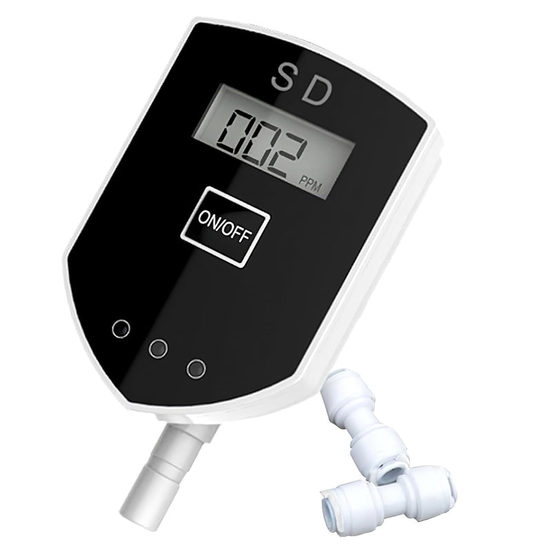 in-Line TDS Meter Digital Water Tester, Accurate and Reliable Small Water Quality Monitor Ideal for Drinking Water, Hydroponics, TDS and PPM Measurement 1