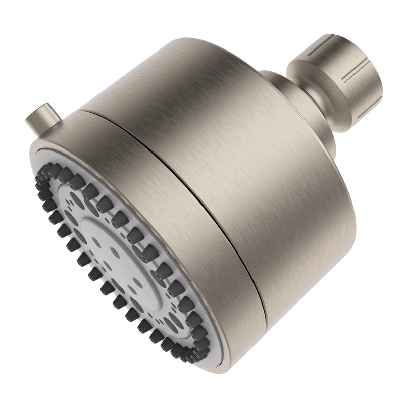 Kingston Brass KX8758 Vilbosch 3" Round 5-Function ABS Shower Head, Brushed Nickel 3-1/8" (L) x 3-1/8" (W) x 3-11/16" (H)