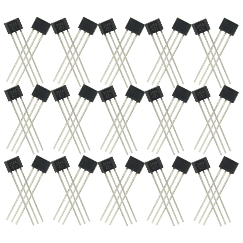 30PCS A3144 Hall Effect Sensor Hall Sensor A3144E A3144EUA OH3144E Magnetic Detector