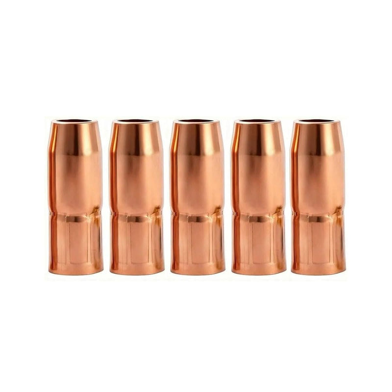 5PK Mig Gun Nozzle 169725 5/8“ 15.9mm Recess 1/8” for Miller Millermatic 200/210/211/212/250/251 Welder M25 M40 Guns 169725 Nozzle 5PK
