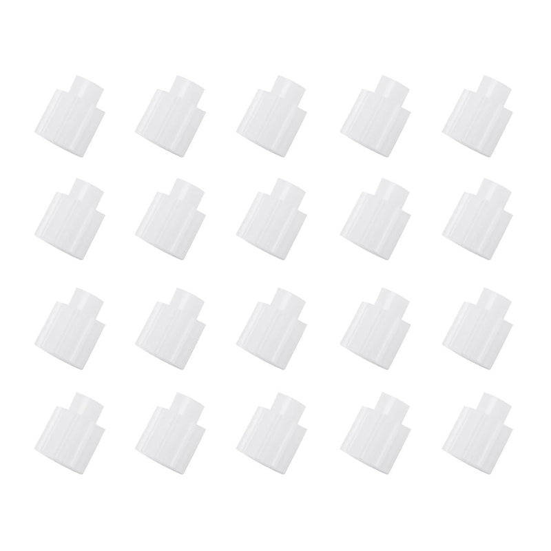 20PCS Small Motor Gear Replacement Parts 9 Teeth Pinion Gear Hollow Cup Motor Straight Teeth for Small Motor Gear Replacement Parts White
