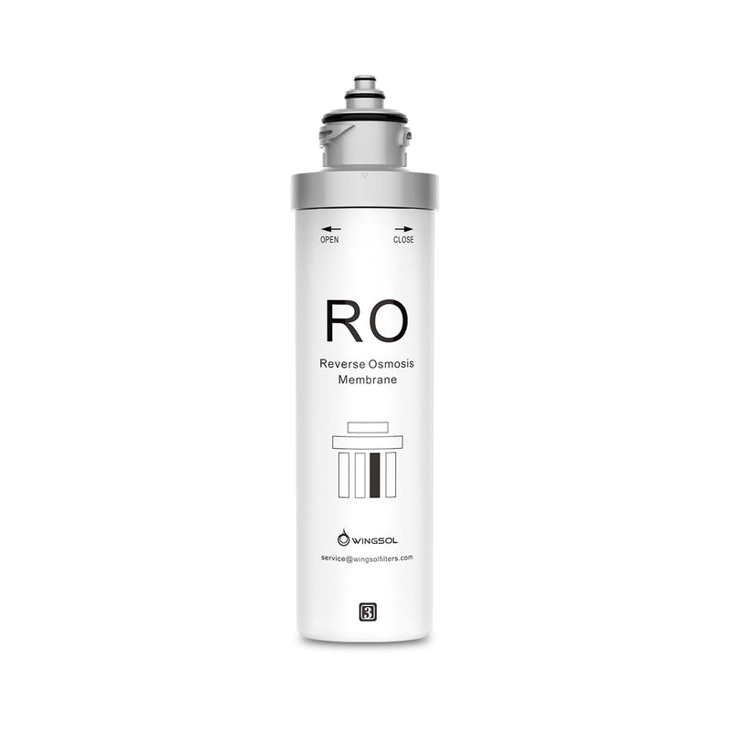 WINGSOL Replacement Filter Cartridge for RO Water Filter System Compatibel with: WS-QCJ-6RO (F-T33)(F-ALK)(F-Dual), RO WS-QCJRF-RO