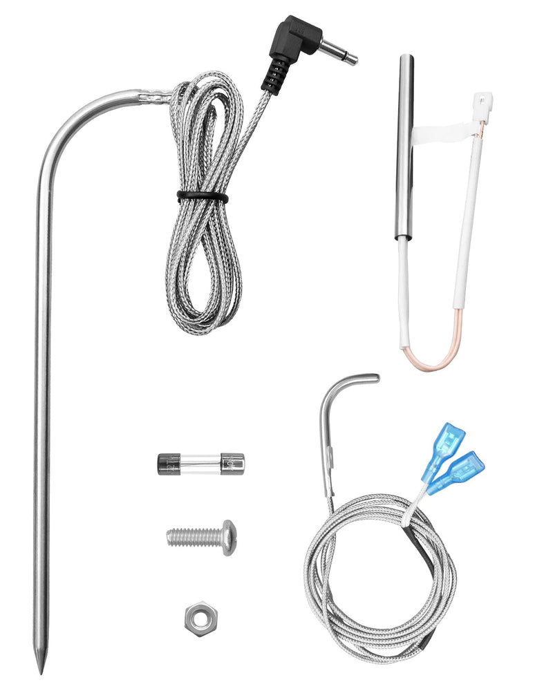 RTD Temperature Probes & Ignitor Fit for Louisiana Country Smoker Wood Pellet Grill, RTD Temperature Sensor and Meat Probe and Hot Rod Ignitor Kit