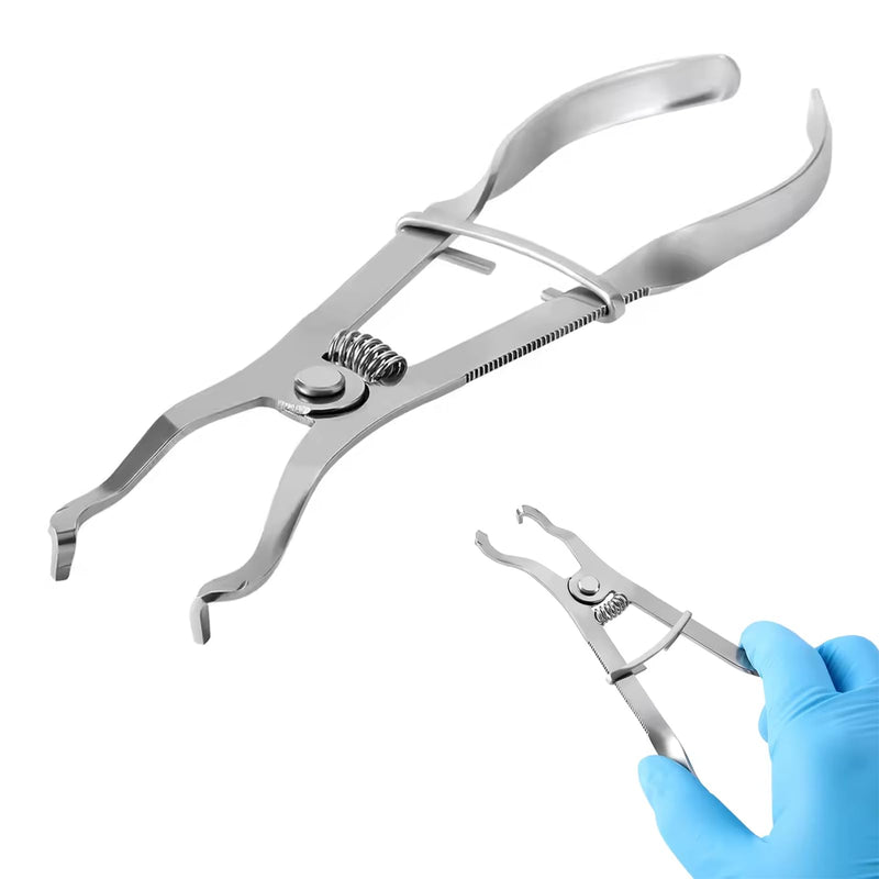 Dental Sectional Matrix Plier, Metal Matrics Band Forceps, Placement Resin Clamping Ring Clip, Lab Dentistry Tools Stainless Steel