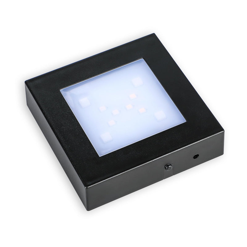 ZEERSHEE LED Light Display Base for Crystal 3D Glass Art, 7 Lighting Mode Color Change Square Stand Base Plate Flat Square-B