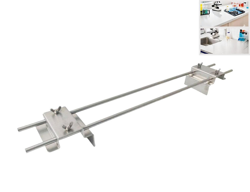 Slide Staining Rack, 304 Stainless, Adjustable Staining Rack for Sinks Up to 21"