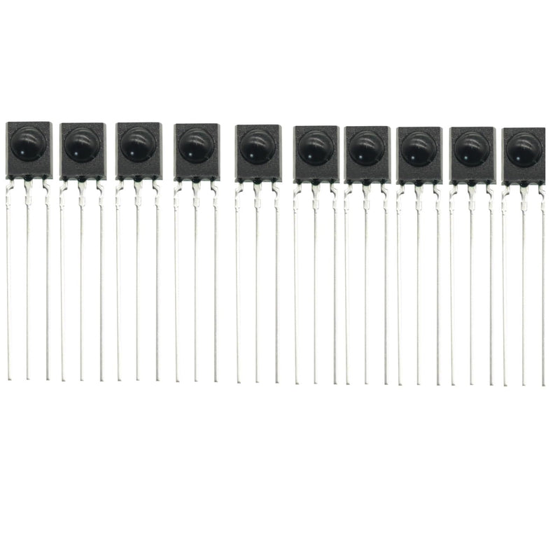 10PCS IR Receiver 38 kHz Remote Infrared Module TSOP4838 DIP-3
