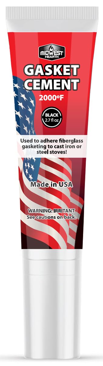 Midwest Hearth Stove Gasket Cement 2.7-Ounce Tube (Black)