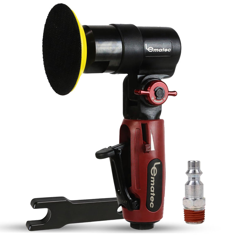 LE LEMATEC 3" Flexible Head Air Sander & Polisher for Auto Body Detailing