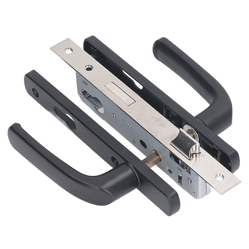aqxreight Burglar Proof Silent Aluminum Alloy Heavy Duty Door Handle Lock Set for Enhanced Security - Ideal for Home and Office Entry Doors