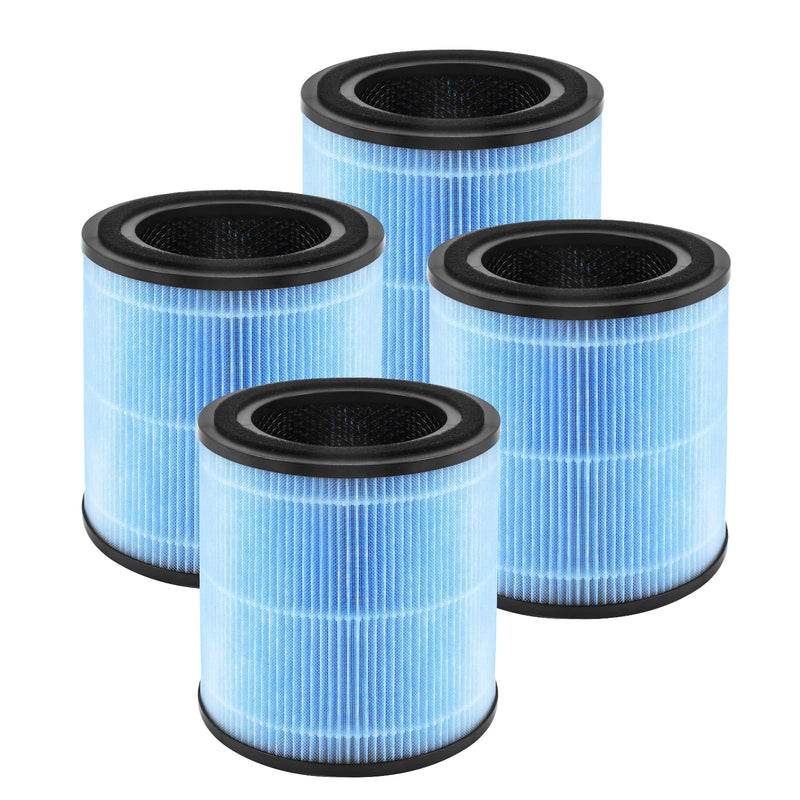 4 Pack AP0601 Replacement Filter Fit for AIRTOK AP0601 Air Purifier 4pack
