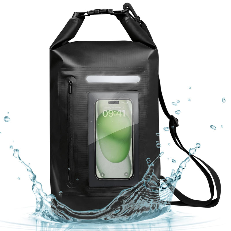 Faraday Dry Bag-15L/420D Signal Blocking Backpack - Protects Electronics from Spying & Hacking- Blocks RFID, WiFi, Bluetooth, NFC, Cellular, GPS, EMF