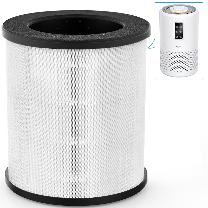(1 PCS) Air Purifier B-D02U Replacement Filter, VEWIOR H13 True HEPA Air Cleaner Filter (Special for B-D02U Air Purifier) Universal Filter(1PCS)