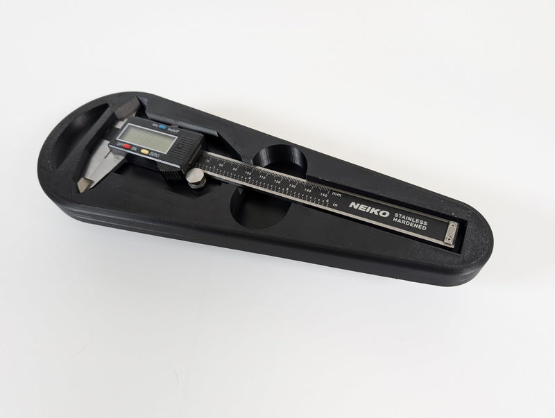 USA-Made Magnetic Caliper Holster for Micrometers & Precision Tools – Heavy-Duty Protective Case with Magnetic Backing, Scratch-Resistant, Dustproof, Shockproof, and Durable Design
