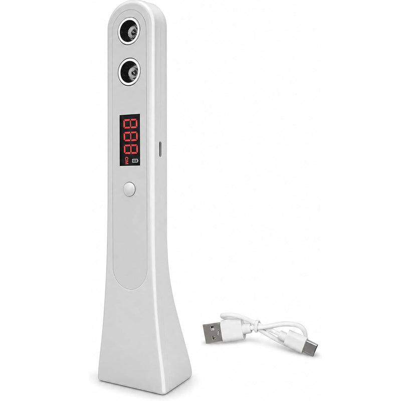 Digital Body Height Measurement Tool, Rechargeable Portable Electronic Height Meter with Data History, Accurate One-Key Stadiometer for Home Travel All Ages, Only Display in Centimeters