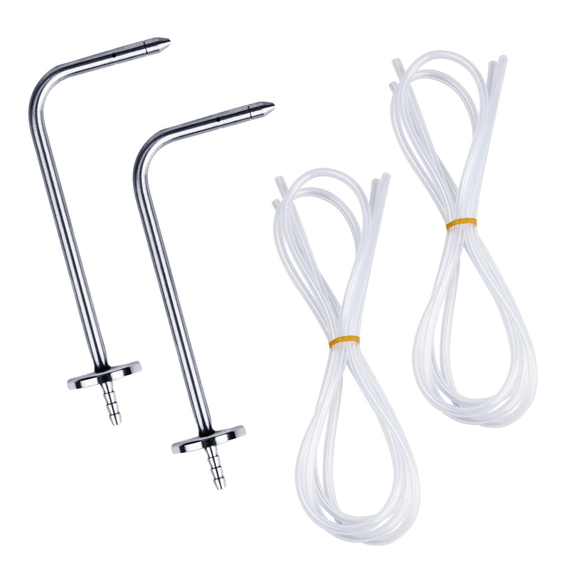 Static Pressure Probes HVAC Compatible with Fieldpiece Manometer AMIN2, ADMN2, SDMN5, Pitot Static Tube Fit for Many Dual Port Manometer with 2X 39.37FEET(1.0M) Soft Tube