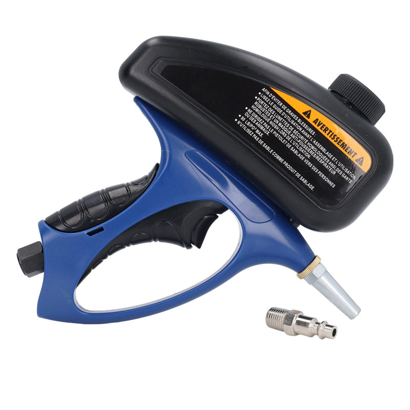 ZASCHMOY Sand Blasting, Soda Machine with 510ml Capacity and 90PSI Pressure, Connector Size: ZG1/4, Grime Remover for Metal Wood Glass, Fast Plug in Connector, Sandblasting