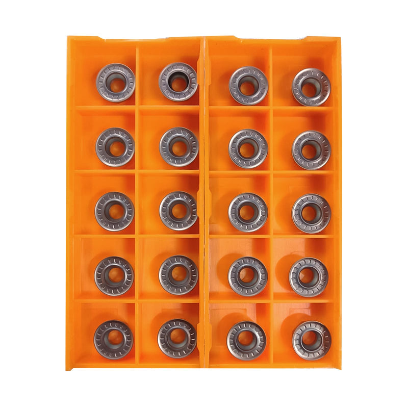 20 pcs CNC R6 Mill Inserts RPMT1204 HRC65 for Process HRC65 Steel-CR9011 RPMT1204MO-DL-CR9011