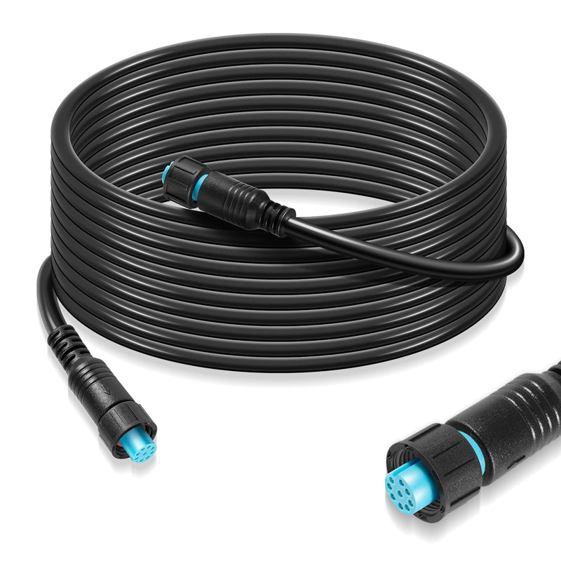 010-12528-01 Marine Network Cable 20 ft./6 m, Small Connector, for GC 200 Marine IP Camera, for GLS 10, GMR Fantom 126/124/56/54, GXM 54/53, for Panoptix LiveScope, Connect BlueNet Devices 20 ft / 6 m