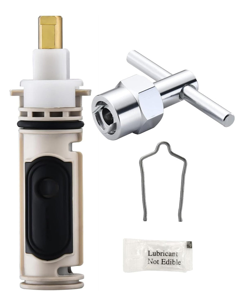 1222 Replacement Cartridge for Moen, Compatible with One Hanlde Posi Temp Faucet, with 116653 Handle Adapter Kit & 104421 Removal Too, Bathtub Shower Valve Parts and Removal Tool