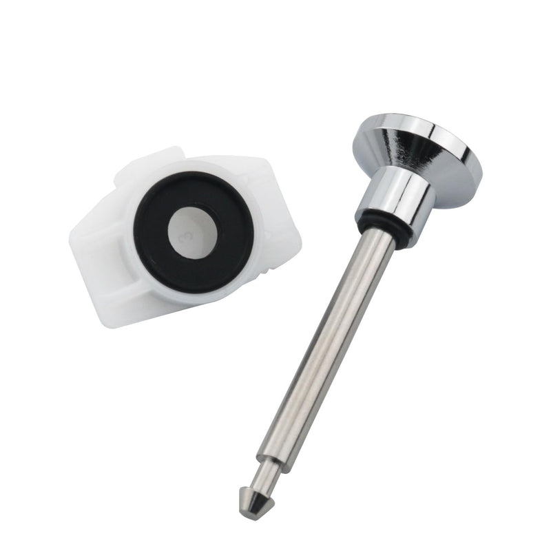 Bathtub Faucet Diverter Repair Kit, Includes 1 Diverter Stem, 1 Cup Seal and 1 Door, Bathroom Shower Bathtub Leak Faucet Repair Replacement Parts, Chrome Plated