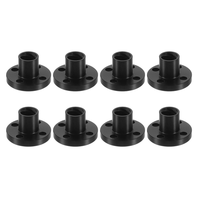 uxcell 8 Pcs Tr8x8 Lead Screw POM Plastic Nut, Trapezoidal Nut Linear Screw Acme Thread Screw Replacing Brass Nut (2mm Pitch, 4 Start, 8mm Lead) for 3D Printer Accessories
