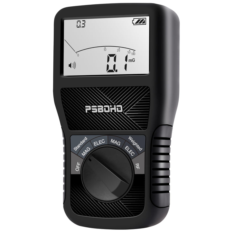 3-in-1 EMF Meter Detects Electric Field (EF), Radio Frequency Field (RF), Magnetic Field (MF) - for Home EMF Detector, Office, Outdoor and Ghost Hunting, Radiation Detector Meters