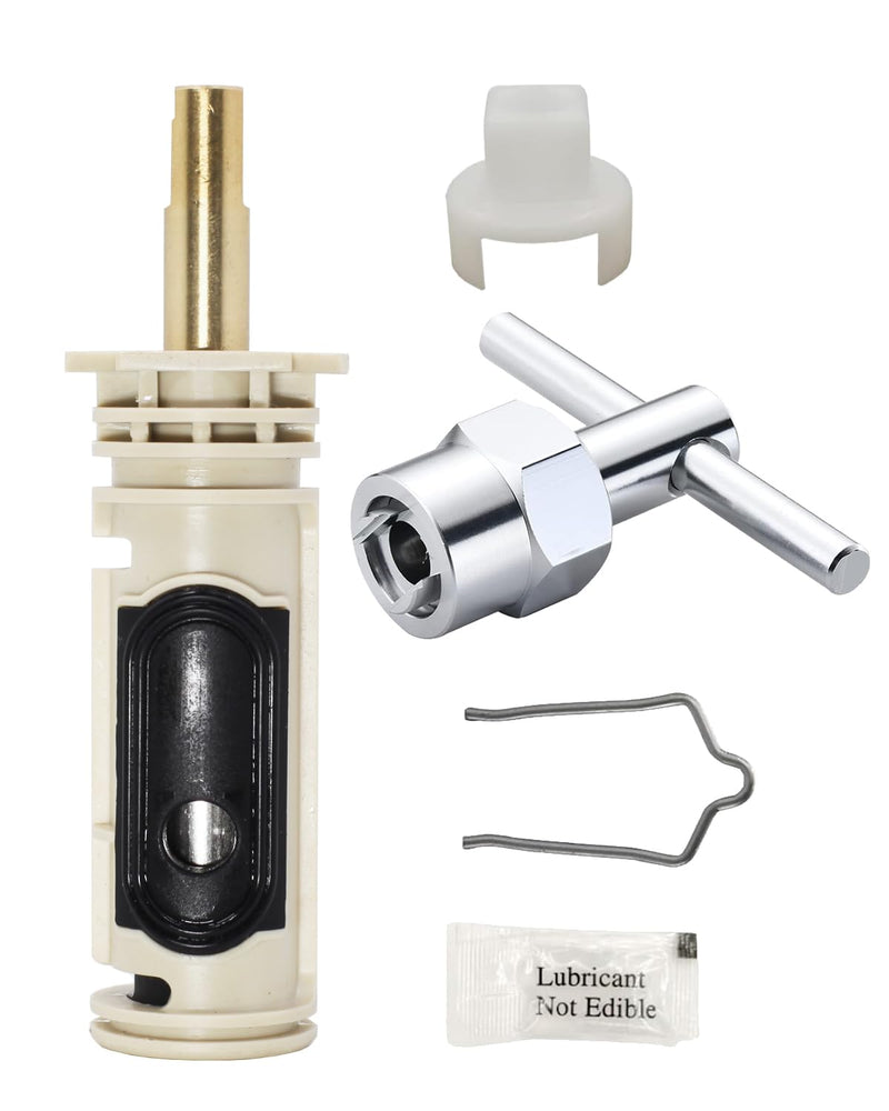 1222 Replacement Cartridge of Moen, Compatible with One Hanlde Posi Temp Faucet, with 116653 Handle Adapter Kit & 104421 Removal Too, Bathtub Shower Valve Parts and Removal Tool