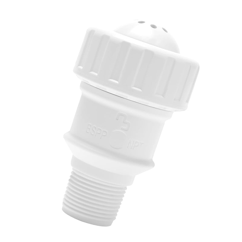3/4" Vacuum Relief Valve Pool Solar Panels Compatible with Heliocol Sunstar SwimJoy & SwimLux Panels Heater Quick to Restore Pressure Balance-White