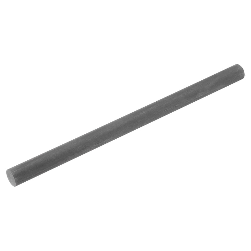 PATIKIL Graphite Rod Graphite Stirring Rod Cylinder Stick Carbon Rod 400x25mm Black for Electrode, Melting Casting, Crucibles